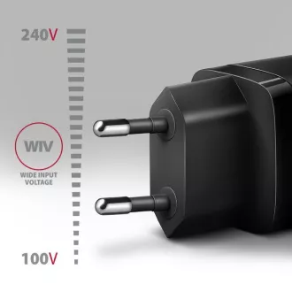 AXAGON ACU-PD30, Ladegerät 30W, 1x USB-C Anschluss, PD3.0/PPS/QC4 /SFC/AFC/Apple, schwarz AXAGON ACU-PD30, Ladegerät 30W, 1x USB-C Anschluss, PD3.0/PPS/QC4 /SFC/AFC/Apple, schwarz