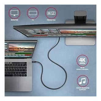AXAGON BUCM32-CM05AB, SPEED Kabel USB-C <-> USB-C, 0.5m, USB 20Gbps, PD 100W 5A, 4K HD, ALU, Geflecht, schwarz AXAGON BUCM32-CM05AB, SPEED Kabel USB-C <-> USB-C, 0.5m, USB 20Gbps, PD 100W 5A, 4K HD, ALU, Geflecht, schwarz