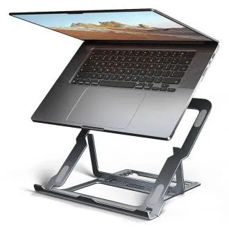 AXAGON STND-LAG Aluminium-Laptopständer für 10"-17,3"-Geräte, höhenverstellbar, grau AXAGON STND-LAG Aluminium-Laptopständer für 10"-17,3"-Geräte, höhenverstellbar, grau