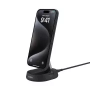 Belkin BOOST CHARGE™ PRO Qi2 15W Magnetische Ladestation, konvertierbar, ohne Adapter, schwarz