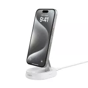 Belkin BOOST CHARGE™ PRO Qi2 15W Magnetische Ladestation, konvertierbar, ohne Adapter, weiß