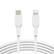 Belkin BOOST CHARGE™ Lightning/USB-C-Kabel, 2 m, weiß