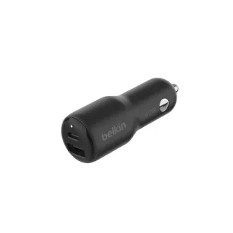 Belkin BOOST CHARGE™ 42W Dual Power Delivery PPS Autoladegerät - 30W USB-C & 12W USB-A, Schwarz Belkin BOOST CHARGE™ 42W Dual Power Delivery PPS Autoladegerät - 30W USB-C & 12W USB-A, Schwarz