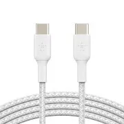 Belkin BOOST CHARGE™ USB-C/USB-C Kabel, 2m, Weiß - Langlebig