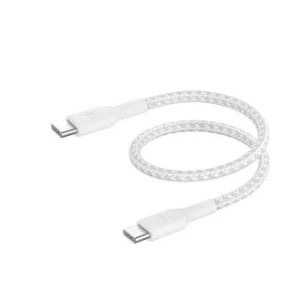 Belkin BOOST CHARGE™ USB-C/USB-C Kabel, 15cm, Weiß - Langlebig