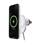 Belkin BOOST CHARGE™ Qi2 Magnetische Autoladehalterung, 15W, ohne Adapter, grau