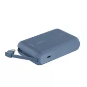Belkin BOOST CHARGE™ USB-C Power Delivery PowerBank mit integriertem USB-C Kabel, 10000mAh, 20W, blau