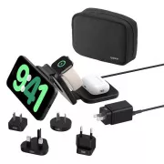 Belkin BOOST CHARGE™ PRO Qi2 3in1 Wireless Foldable Travel Pad für iPhone/Apple Watch/AirPods, Schwarz   Adapter