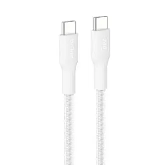 Belkin BOOST CHARGE PRO USB-C/USB-C-Kabel 240 W, 3 m, weiß – strapazierfähig