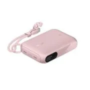 Belkin BOOST CHARGE USB-C Power Delivery Powerbank mit Display, 10.000 mAh, 20 W, rosa
