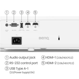 BenQ DLP Projektor TK710STi 4K UHD 3840x2160/3200 ANSI lm/0.69÷0.83/600000:1/2×HDMI/95% Rec.709/5Wrepro BenQ DLP Projektor TK710STi 4K UHD 3840x2160/3200 ANSI lm/0.69÷0.83/600000:1/2×HDMI/95% Rec.709/5Wrepro