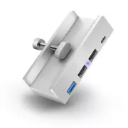CONNECT IT USB DeskHub 4in1 für Tischgeräte, SILBER