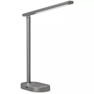 CONNECT IT SHINE LED-Tischleuchte, USB-Ausgang, GRAU CONNECT IT SHINE LED-Tischleuchte, USB-Ausgang, GRAU