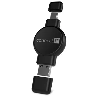 CONNECT IT WatchTravelCharge Qi Drahtloses Ladegerät (Apple,Samsung) USB-A/USB-C, SCHWARZ CONNECT IT WatchTravelCharge Qi Drahtloses Ladegerät (Apple,Samsung) USB-A/USB-C, SCHWARZ