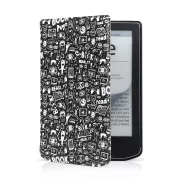 CONNECT IT Doodle-Tasche für PocketBook 629/634, DOODLE-BLACK