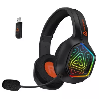 CONNECT IT BIOHAZARD Blast kabelloses Gaming-Headset mit Mikrofon, RGB-Unterstützung, BT/2,4GHz/Buchse USB-C/Schwarz CONNECT IT BIOHAZARD Blast kabelloses Gaming-Headset mit Mikrofon, RGB-Unterstützung, BT/2,4GHz/Buchse USB-C/Schwarz