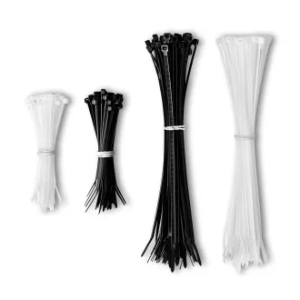 CONNECT IT ZipTie Kabelbinder, insgesamt 200 Stück, 100 und 200 mm, SCHWARZ/WEISS CONNECT IT ZipTie Kabelbinder, insgesamt 200 Stück, 100 und 200 mm, SCHWARZ/WEISS