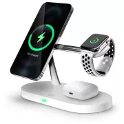CONNECT IT MultiCharge 5-in-1 MagSafe Wireless Schnell-Ladegerät, WEISS