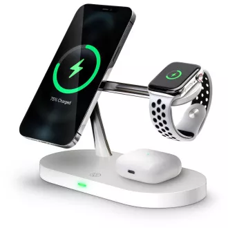 CONNECT IT MultiCharge 5-in-1 MagSafe Wireless Schnell-Ladegerät, WEISS