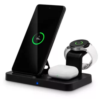 CONNECT IT MultiCharge 3in1 Drahtloses Qi-Ladegerät für SAMSUNG, SCHWARZ CONNECT IT MultiCharge 3in1 Drahtloses Qi-Ladegerät für SAMSUNG, SCHWARZ