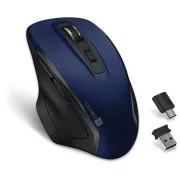 CONNECT IT Dual SmartSwitch Kabellose Maus, USB-A   C ( 1x AA-Batterie kostenlos), BLAU