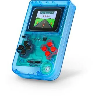 CONNECT IT RetroBit 168-in-1-Spielkonsole BLAU CONNECT IT RetroBit 168-in-1-Spielkonsole BLAU