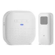 CONNECT IT DOORBELL 2 – kabellose, batteriebetriebene Türklingel, WEISS