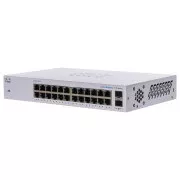 Cisco CBS110 Unmanaged 24-Port GE, 2x1G SFP Shared - REFRESH