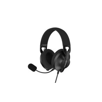 C-TECH Kopfhörer mit Mikrofon Nemesis V3 (GHS-19), 4-poliger 3,5-mm-Klinkenstecker   Adapter auf 2x Klinkenstecker, Over-Ear, schwarz
