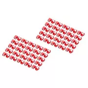 DIGITUS Farbclips für Patchkabel, 100er Pack, rot
