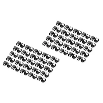 DIGITUS Color Clips für Patchkabel, 100er Pack, schwarz DIGITUS Color Clips für Patchkabel, 100er Pack, schwarz
