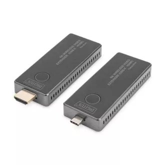 DIGITUS DS-55324 4K Wireless Video Extender Set, 30 m (USB-C - HDMI) DIGITUS DS-55324 4K Wireless Video Extender Set, 30 m (USB-C - HDMI)