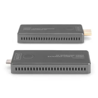 DIGITUS DS-55324 4K Wireless Video Extender Set, 30 m (USB-C - HDMI) DIGITUS DS-55324 4K Wireless Video Extender Set, 30 m (USB-C - HDMI)