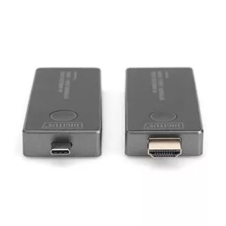 DIGITUS DS-55324 4K Wireless Video Extender Set, 30 m (USB-C - HDMI) DIGITUS DS-55324 4K Wireless Video Extender Set, 30 m (USB-C - HDMI)
