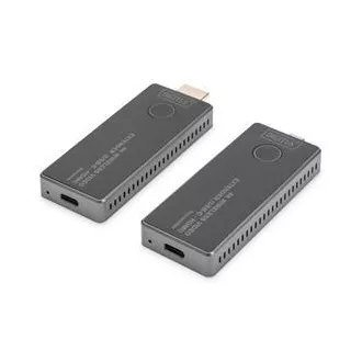 DIGITUS DS-55324 4K Wireless Video Extender Set, 30 m (USB-C - HDMI) DIGITUS DS-55324 4K Wireless Video Extender Set, 30 m (USB-C - HDMI)