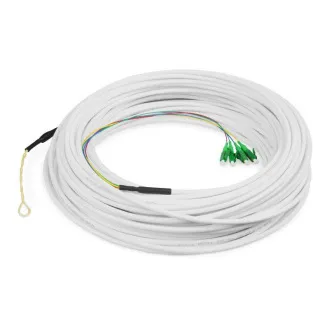DIGITUS FTTH Drop Kabel, Singlemode, 4 Fasern, OS2, 9/125µ, 4 LC/APC, 50 m DIGITUS FTTH Drop Kabel, Singlemode, 4 Fasern, OS2, 9/125µ, 4 LC/APC, 50 m