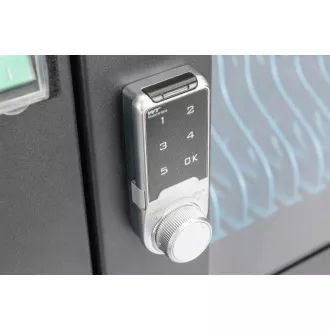 DIGITUS Ladewagen, 14", USB-C, elektronische PIN-Verriegelung, 16 Ladestationen, Lüfter, 384 x 550 x 375 mm, schwarz DIGITUS Ladewagen, 14", USB-C, elektronische PIN-Verriegelung, 16 Ladestationen, Lüfter, 384 x 550 x 375 mm, schwarz