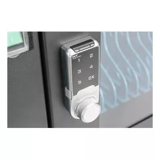 DIGITUS Ladewagen, 14", USB-C, elektronische PIN-Verriegelung, 16 Ladestationen, Lüfter, 384 x 550 x 375 mm, schwarz DIGITUS Ladewagen, 14", USB-C, elektronische PIN-Verriegelung, 16 Ladestationen, Lüfter, 384 x 550 x 375 mm, schwarz