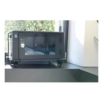 DIGITUS Ladewagen, 14", USB-C, elektronische PIN-Verriegelung, 16 Ladestationen, Lüfter, 384 x 550 x 375 mm, schwarz DIGITUS Ladewagen, 14", USB-C, elektronische PIN-Verriegelung, 16 Ladestationen, Lüfter, 384 x 550 x 375 mm, schwarz