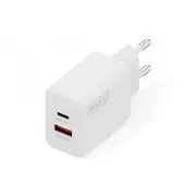 DIGITUS USB-Ladegerät GaN 30 W, 1x USB-C, 1x USB-A