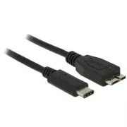 Delock SuperSpeed USB 10 Gbps (USB 3.1, Gen 2) USB Typ-C™ Stecker > USB Typ Micro-B Stecker 0,5 m schwarz