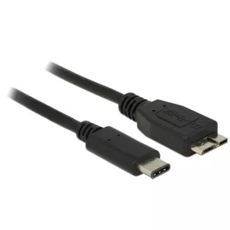 Delock SuperSpeed USB 10 Gbps (USB 3.1, Gen 2) USB Typ-C™ Stecker > USB Typ Micro-B Stecker 0,5 m schwarz Delock SuperSpeed USB 10 Gbps (USB 3.1, Gen 2) USB Typ-C™ Stecker > USB Typ Micro-B Stecker 0,5 m schwarz
