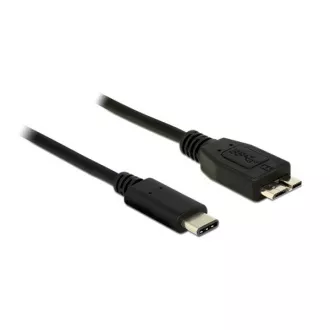 Delock Black SuperSpeed USB 10 Gbps (USB 3.1, Gen 2) USB Typ-C™ Stecker & USB Typ Micro-B Stecker 1 m Delock Black SuperSpeed USB 10 Gbps (USB 3.1, Gen 2) USB Typ-C™ Stecker & USB Typ Micro-B Stecker 1 m