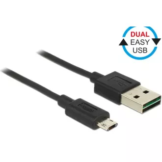 Delock Kabel EASY-USB 2.0 Typ-A Stecker > EASY-USB 2.0 Typ Micro-B Stecker schwarz 0,2 m Delock Kabel EASY-USB 2.0 Typ-A Stecker > EASY-USB 2.0 Typ Micro-B Stecker schwarz 0,2 m