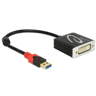 Delock Adapter USB 3.0 Typ-A Stecker > DVI Buchse Delock Adapter USB 3.0 Typ-A Stecker > DVI Buchse