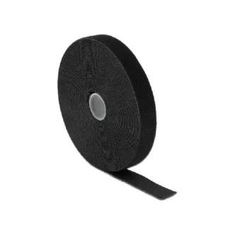 Delock Klettverschlüsse L 10 m x B 20 mm Rolle schwarz Delock Klettverschlüsse L 10 m x B 20 mm Rolle schwarz
