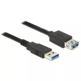 Delock Verlängerungskabel USB 3.0 Typ-A Stecker > USB 3.0 Typ-A Buchse 5,0 m schwarz