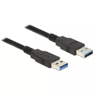 Delock USB 3.0 Typ-A-Stecker > USB 3.0 Typ-A-Stecker, 0,5 m, schwarz Delock USB 3.0 Typ-A-Stecker > USB 3.0 Typ-A-Stecker, 0,5 m, schwarz
