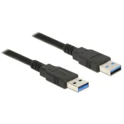 Delock Kabel USB 3.0 Typ-A Stecker > USB 3.0 Typ-A Stecker 5,0 m schwarz