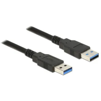 Delock Kabel USB 3.0 Typ-A Stecker > USB 3.0 Typ-A Stecker 5,0 m schwarz Delock Kabel USB 3.0 Typ-A Stecker > USB 3.0 Typ-A Stecker 5,0 m schwarz